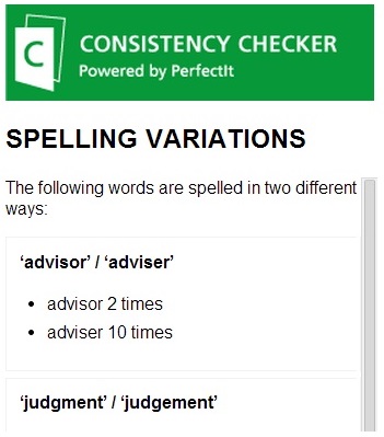 Ga Consistency Spelling